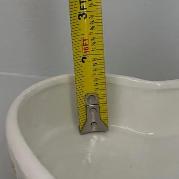 Vintage Perugina Heart Shaped Floral Ceramic Jewelry Box By La Castellana Italy - Picture 9 of 12